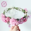 Jialan Flower Ring's new handcrafted Japanese and Korean forest-themed flower ring headwear, travel and photo headwear Application Scenario